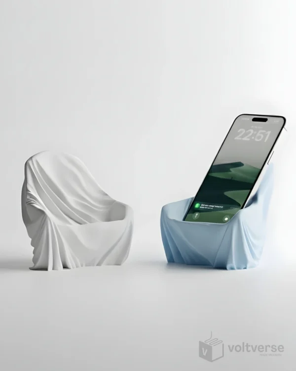 Fabric Chair Phone Stand | Unique & Aesthetic Phone Dock