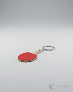 Table Tennis Bat Keychain | Minimal Sports Accessory