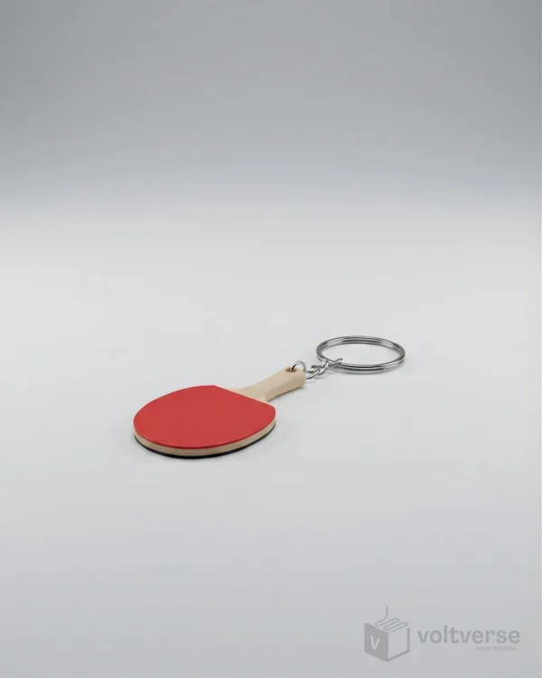 Table Tennis Bat Keychain | Minimal Sports Accessory