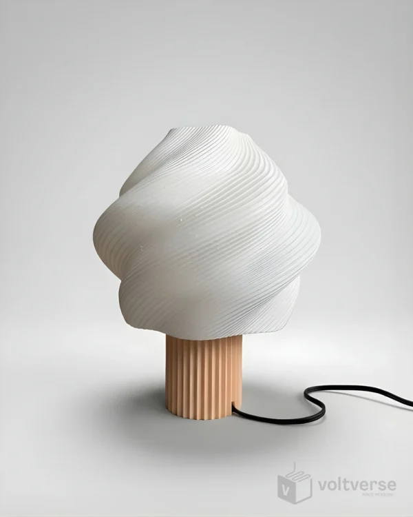 Melo Swirl Table Lamp for Home Decor | Minimal & Aesthetic
