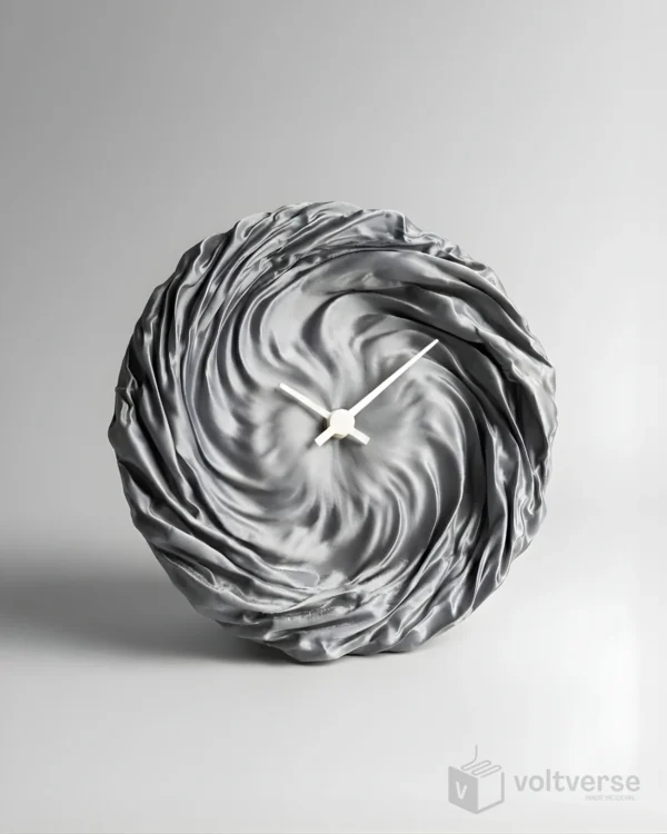 Twisted Cloth Wall Clock | Minimal & Aesthetic Home Timepiece