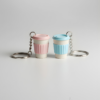 Coffee Cup Keychain | Minimal Lifestyle Accessory