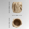 voltverse-3d-printing-crumbled-plant-pot-measurement.webp Crumbled Indoor Plant Pot | Unique & Aesthetic Home Decor