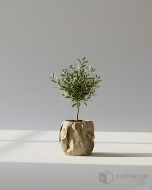 Crumbled Indoor Plant Pot | Unique & Aesthetic Home Decor