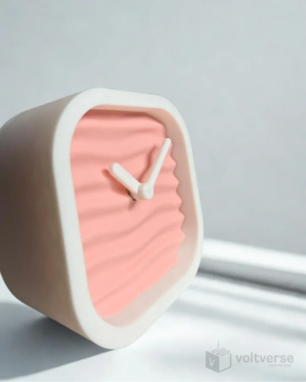 Flow Desk Clock | Minimal & Aesthetic Home Timepiece