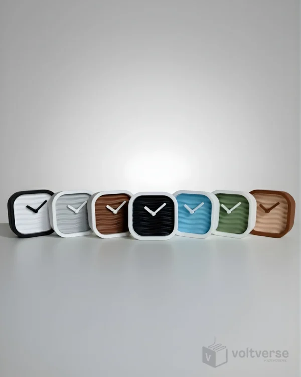 Flow Desk Clock | Minimal & Aesthetic Home Timepiece