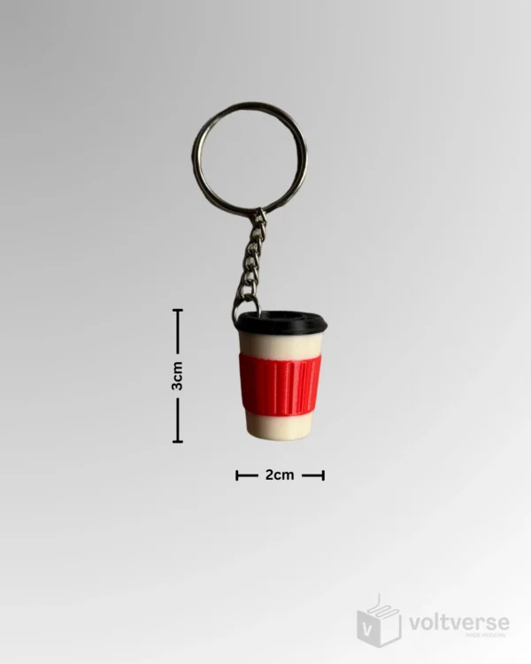 Coffee Cup Keychain | Minimal Lifestyle Accessory