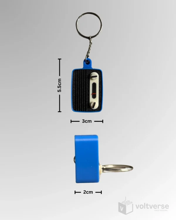Retro Radio Keychain | Minimal Vintage Accessory