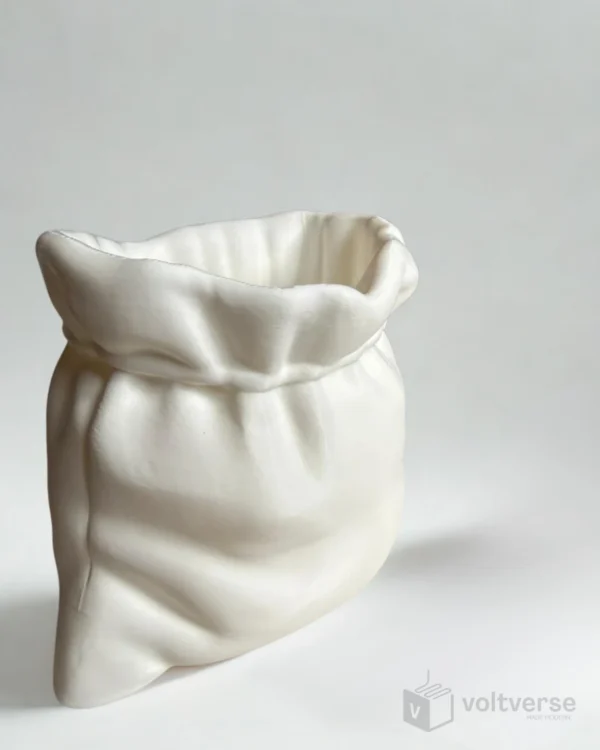 Sack Style Indoor Plant Pot | Minimal & Aesthetic Home Decor