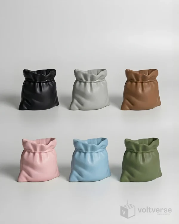 Sack Style Indoor Plant Pot | Minimal & Aesthetic Home Decor