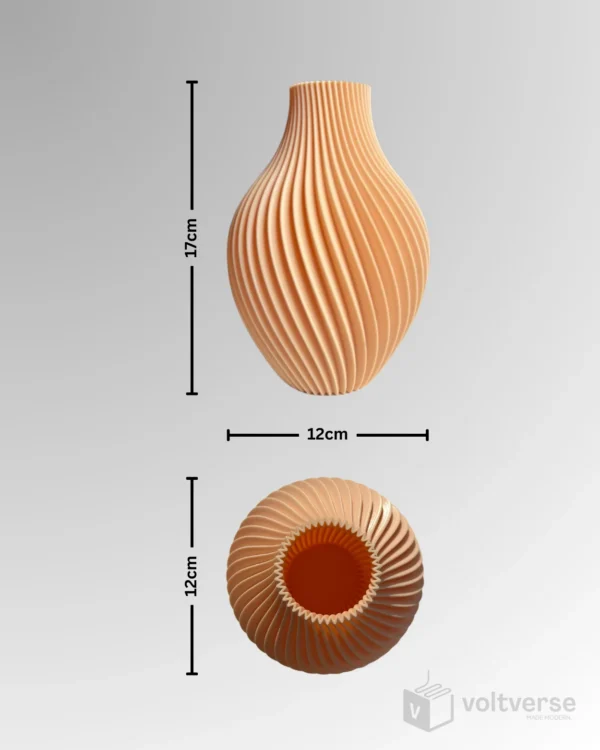 Swirl Vase for Home Decor | Minimal & Aesthetic