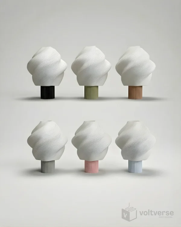 Melo Swirl Table Lamp for Home Decor | Minimal & Aesthetic