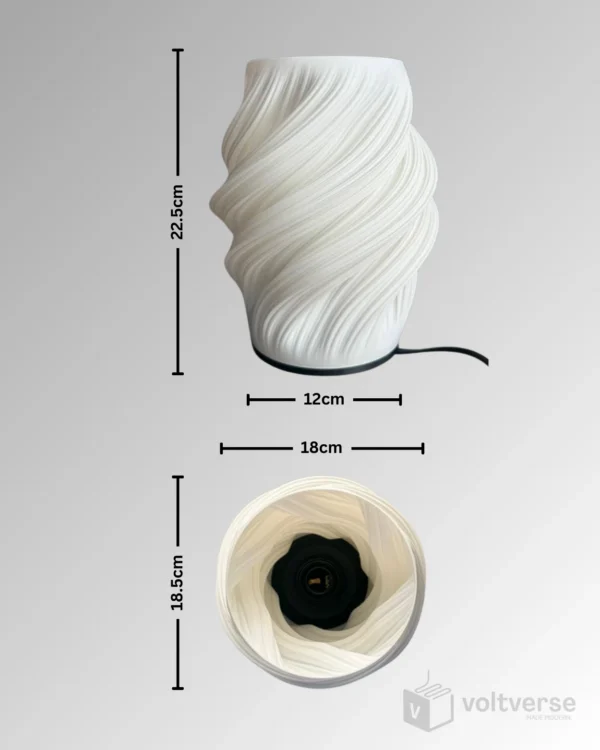 Swirl Table Lamp for Home Decor | Minimal & Aesthetic