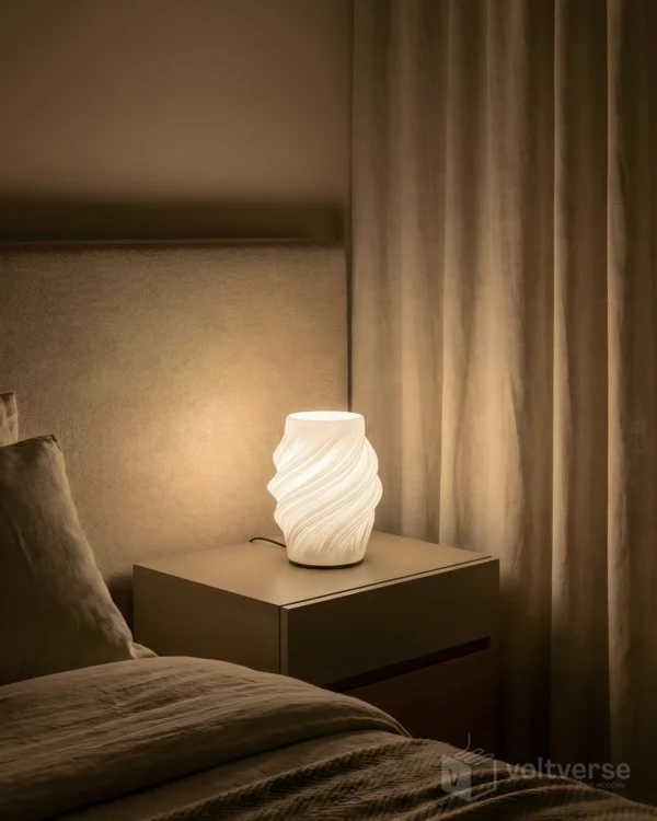 Swirl Table Lamp for Home Decor | Minimal & Aesthetic