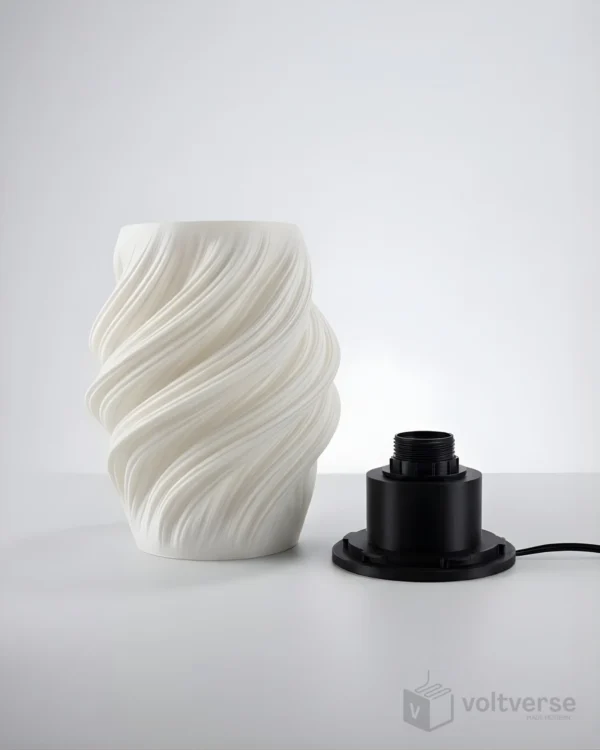 Swirl Table Lamp for Home Decor | Minimal & Aesthetic