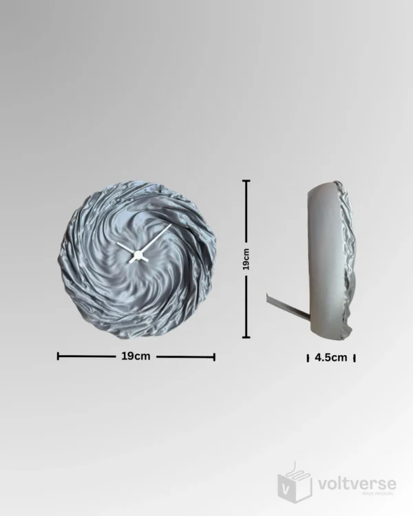 Twisted Cloth Wall Clock | Minimal & Aesthetic Home Timepiece